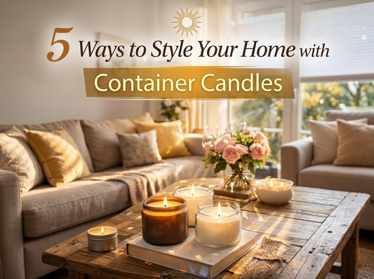 5 Ways to Style Your Home with Container Candles